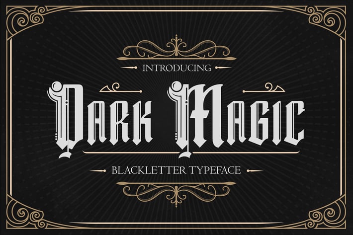 Dark Magic – Blackletter Typeface