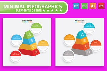 Pyramid Infographic Design