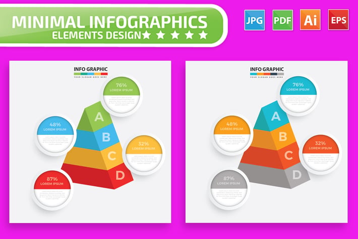 Pyramid Infographic Design