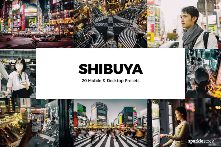 20 Shibuya Lightroom Presets & LUTs
