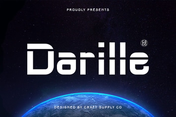 Darille – Futuristic Font