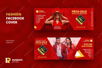 Fashion R1 Facebook Cover Template