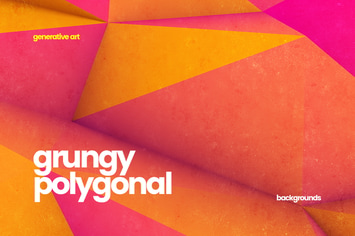 10 Different Grungy Polygonal Backgrounds