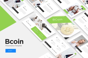 BCoin - Blockchain Keynote Presentation Template