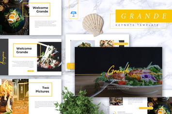 GRANDE - Restaurant & Food Keynote Template