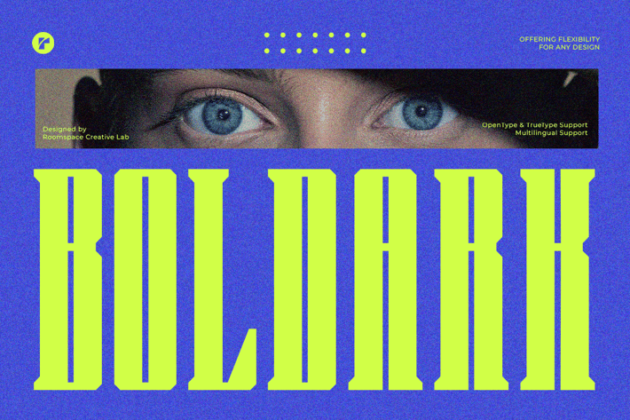 Boldark Font - Powerful Serif for Headline