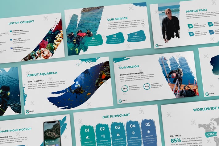Aquarela - Abstract Powerpoint Template