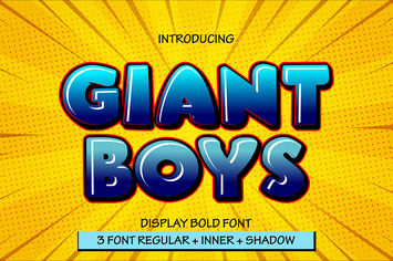 Giant Boys - Bold Display Font