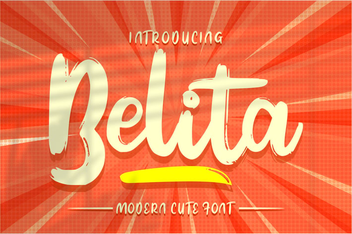 Belita | Modern Cute Font