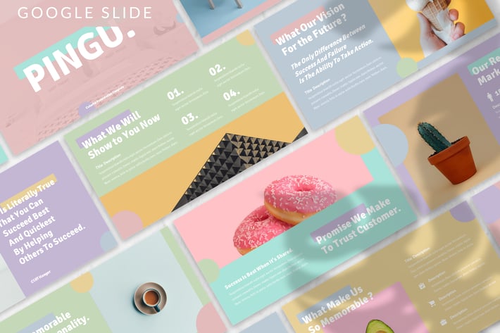 Pingu - Brandbook Google Slide Template