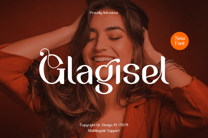 Glagisel - Minimal Typeface Font