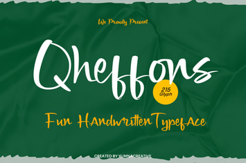 Qheffons - Fun Handwritten Font