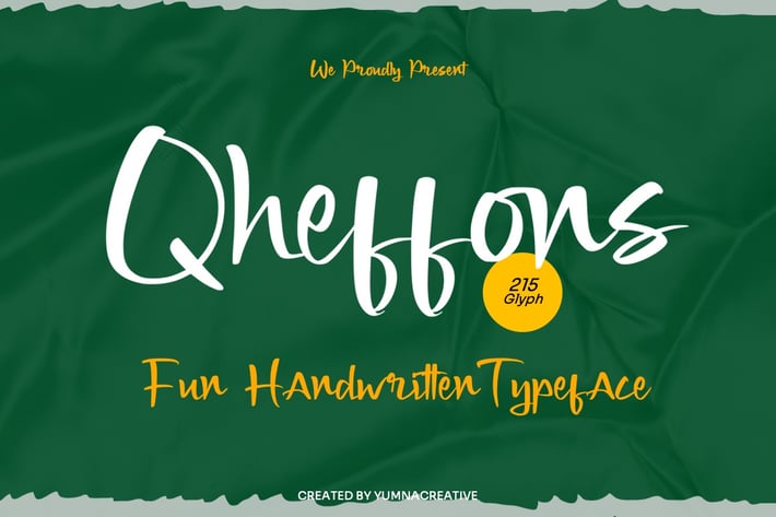 Qheffons - Fun Handwritten Font