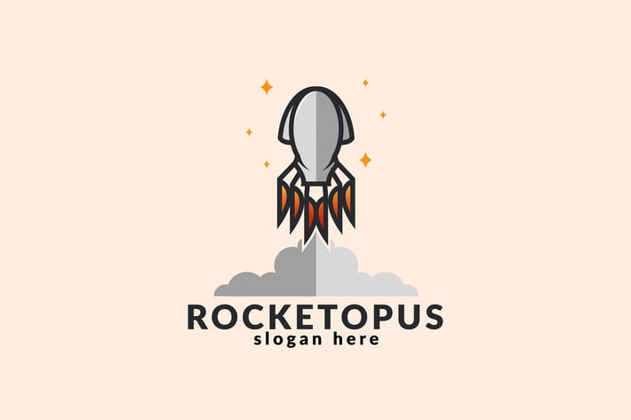 Startup Rocket Company Logo