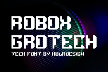 Robox Grotech - Cyber & Tech Font