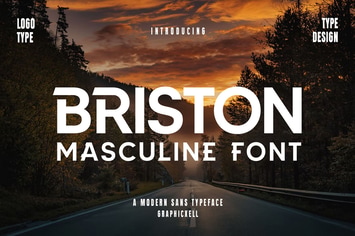 Briston Sans Serif Font Typeface