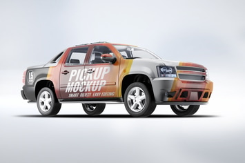 4X4 Pickup Truck Mock-Up