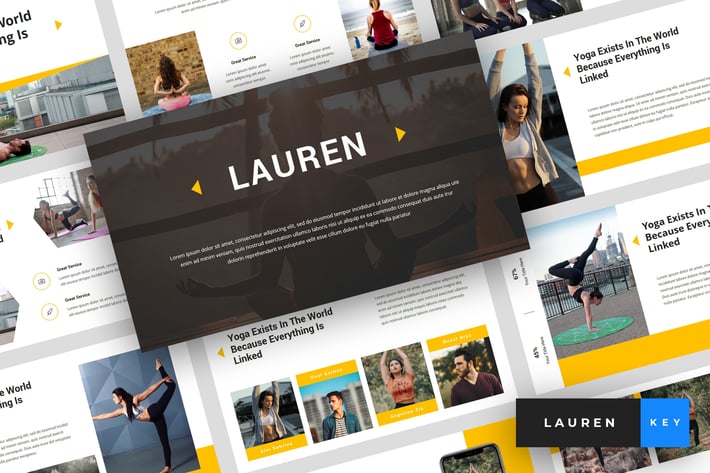 Lauren - Yoga Keynote Template