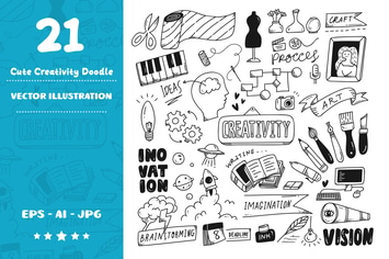 Cute Creativity Doodle Collection