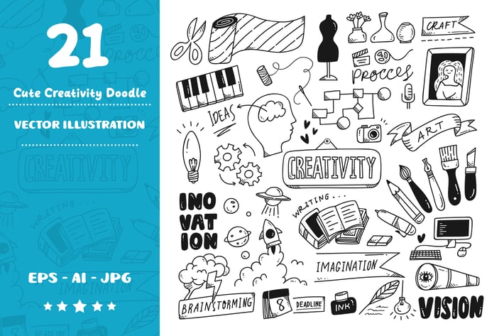 Cute Creativity Doodle Collection