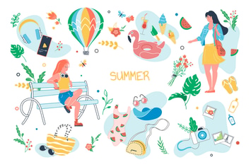 Summer Set Isolated Elements