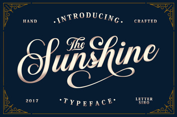 Sunshine Script & Ornaments