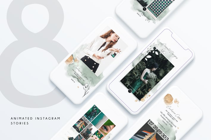8 Animated Instagram Stories - A