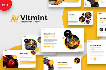 Vitmint - Food Powerpoint Template