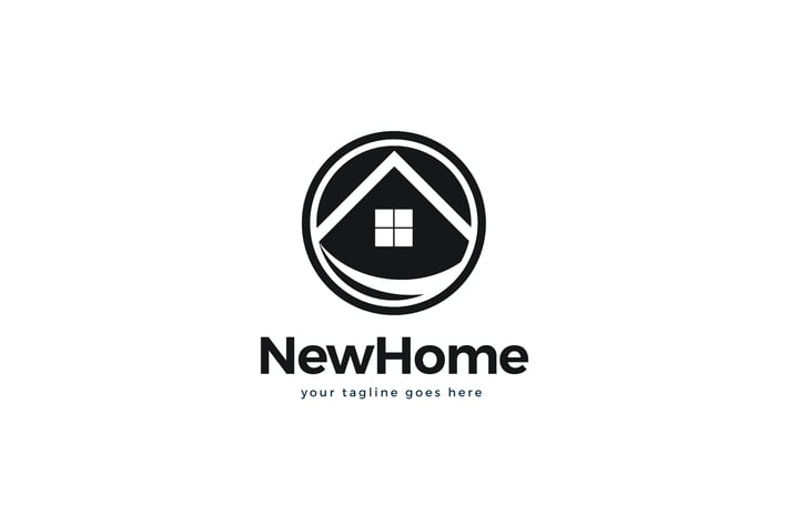 New Home Logo Template