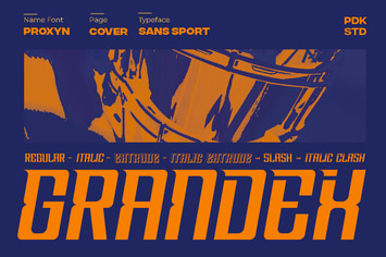Grandex - Sport Baseball Display Font