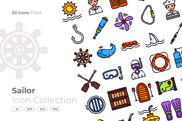 Sailor Filled Icon