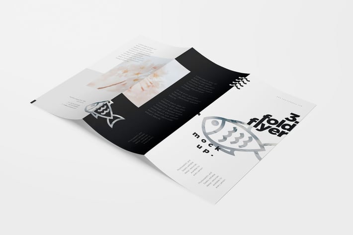 Tri-Fold Flyer Mockups