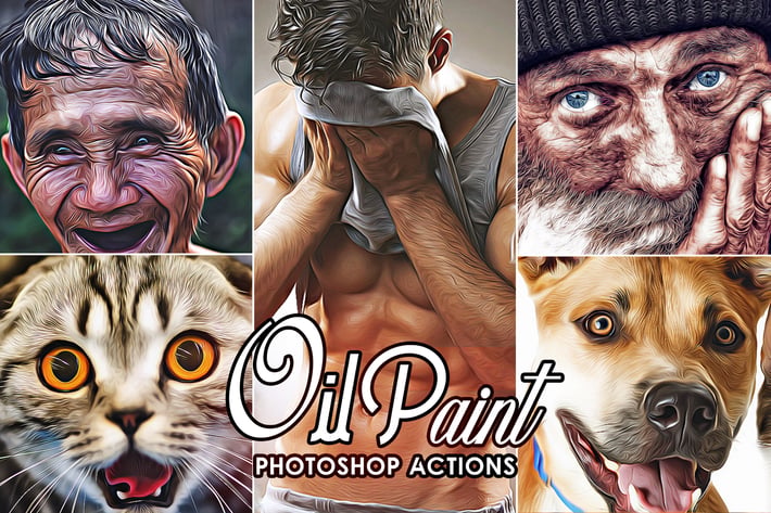 Oil Painting Photoshop Action