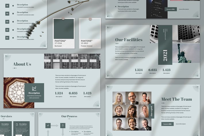 Art Deco - Luxury Keynote Template