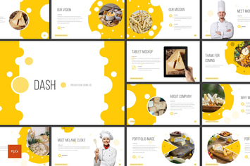 Dash - Restaurant Powerpoint Template