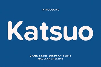 Katsuo Sans Display Font