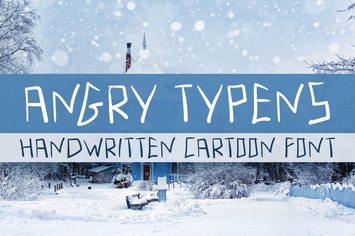 Angry Typens - Handwritten Font