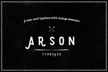 Arson Typeface