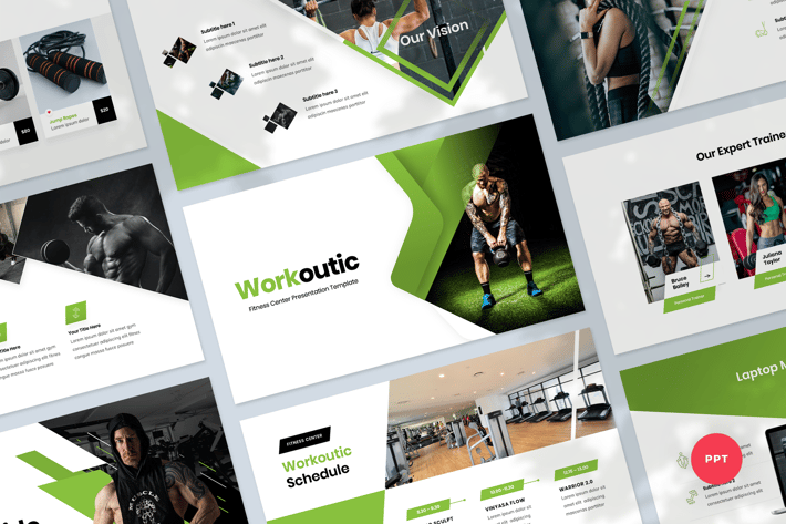 Fitness & Workout Presentation PowerPoint Template