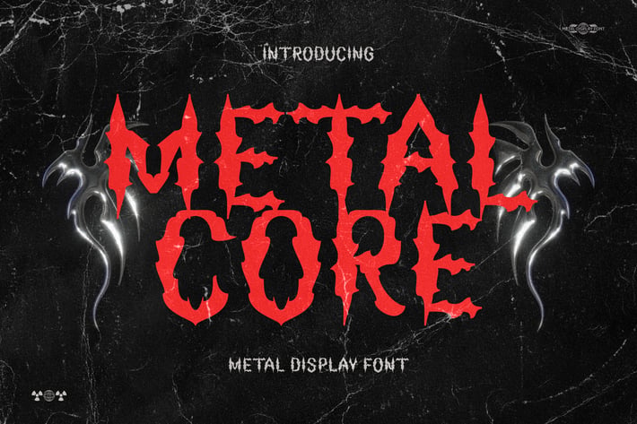 Metalcore - Heavy Metal Font