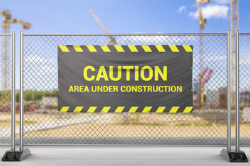 Fence Vinyl Banner Mockup