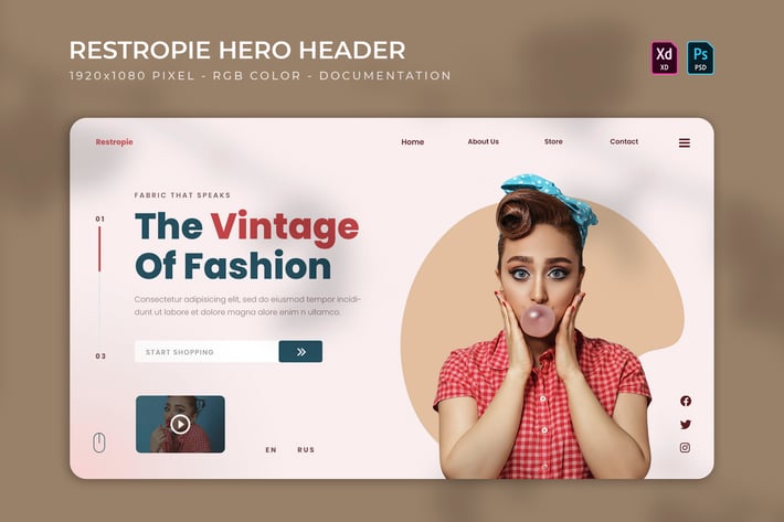 Restropie | Hero Header