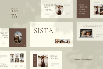 Sista - Business Influencer Presentation Template