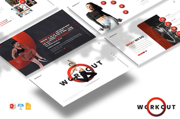 Workout - Powerpoint / Google Slides / Keynote