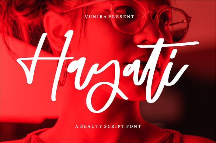 Hayati | A Beauty Script Font