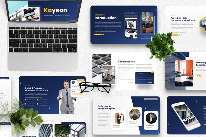 Kayeon - Annual Report Keynote Template