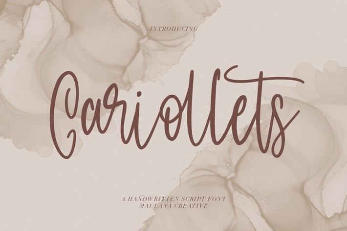 Cariollets Handwritten Script Font