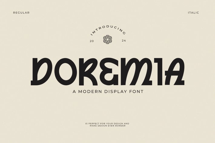 Doremia - Modern Display Font