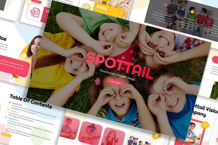 Spottail - Kindergarten Template Prensentation