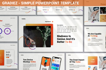 Gradiez - Simple Powerpoint Template